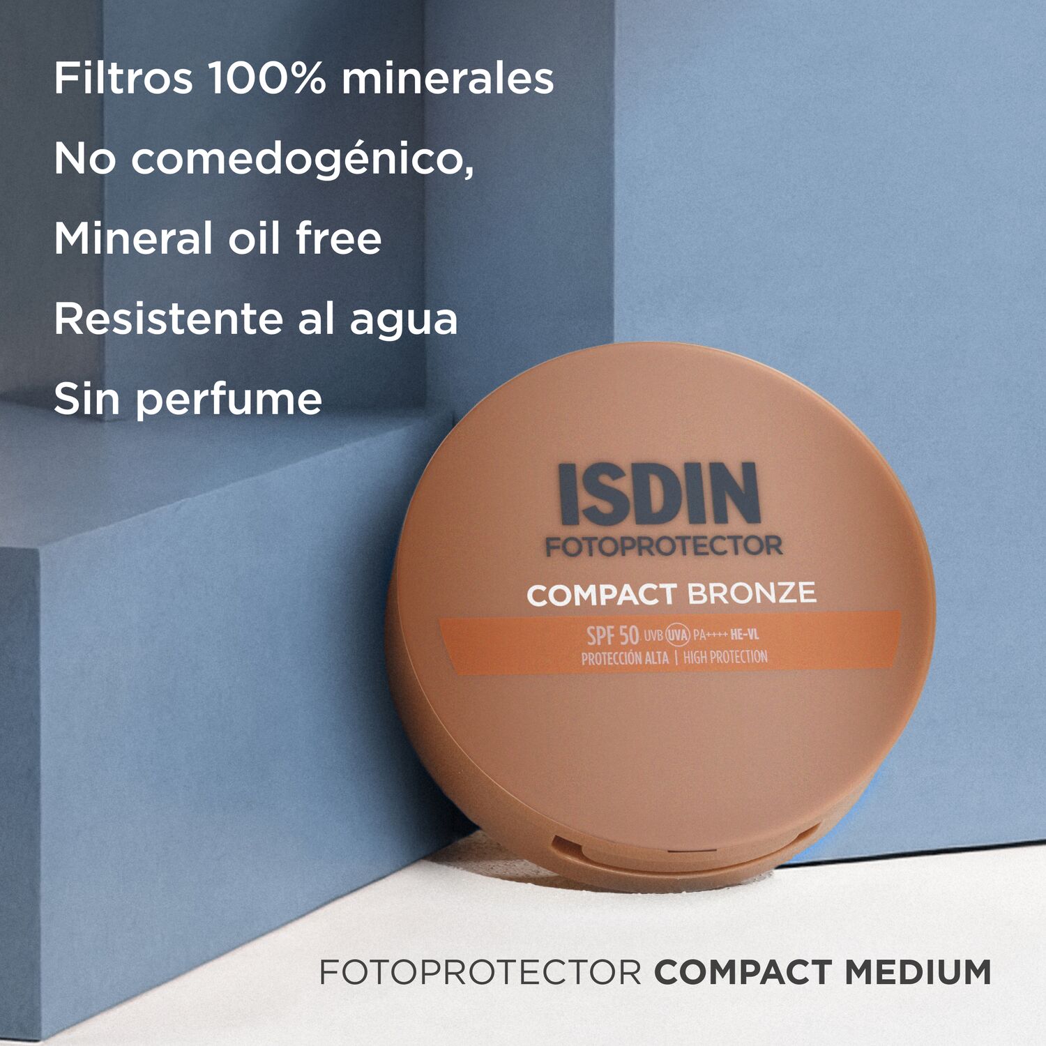 FOTOPROTECTOR COMPACT SPF50 (PROTECTOR SOLAR EN MAQUILLAJE COMPACTO)